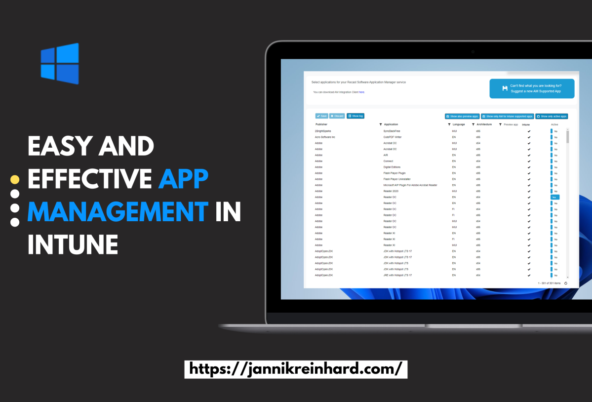 Easy and Effective App Management in Intune