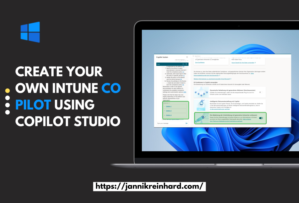 Create your own Intune Co Pilot using CoPilot Studio